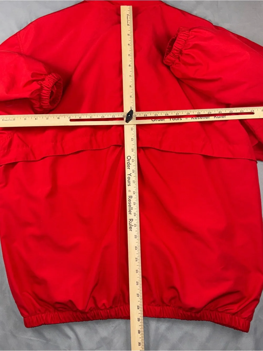 Ohio State Buckeyes Jacket Mens Large Red NCAA Football Nike Windbreaker Zip